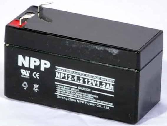 耐普免维护铅酸蓄电池NP12-1.2 12V1.2AH
