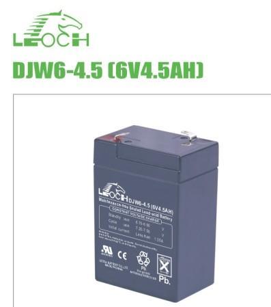 理士6V4.5AH铅酸蓄电池（小容量电池）